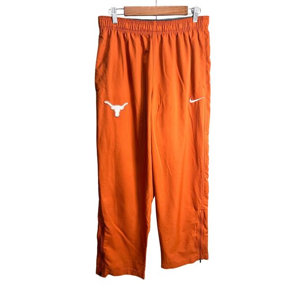 Nike Men Texas Longhorns KO Dri Fit Performance Fleece Pants Orange Sz L Athlete - Picture 1 of 16